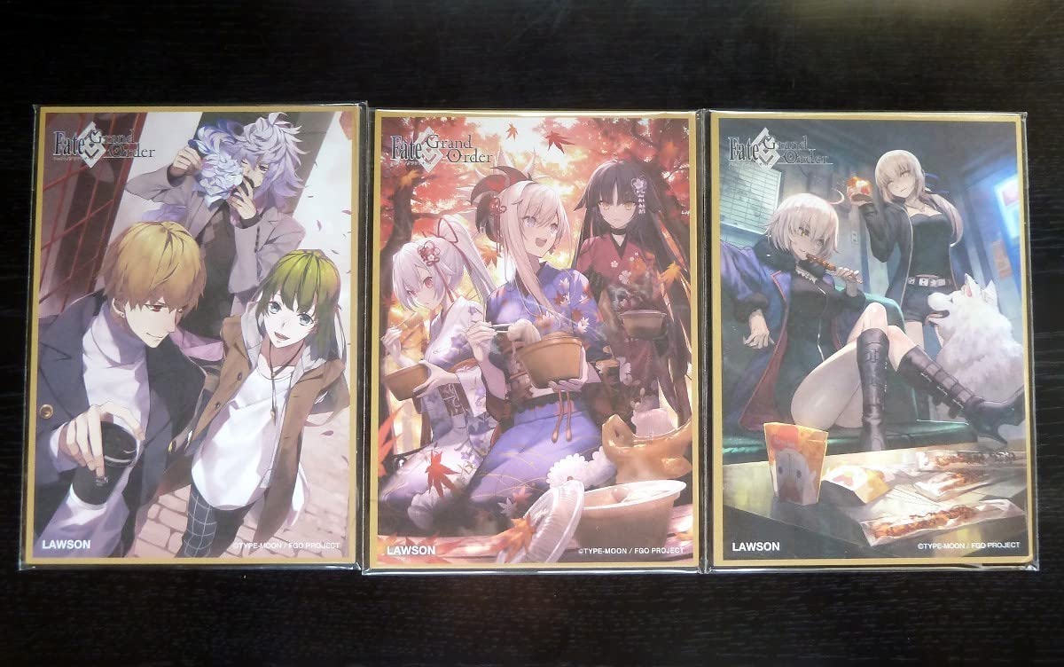 Amazon.co.jp: ミニ色紙 8点 Fate Grand Order 絶対魔獣戦線バビロニア